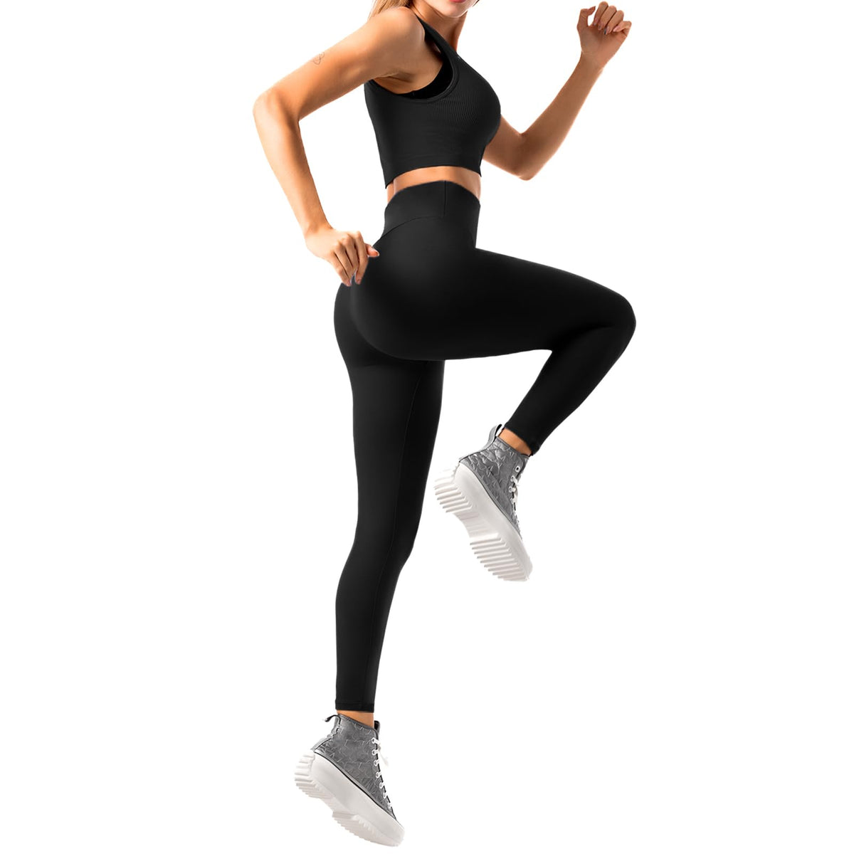 High Waisted Leggings for Women, Full Length & Capri Pants