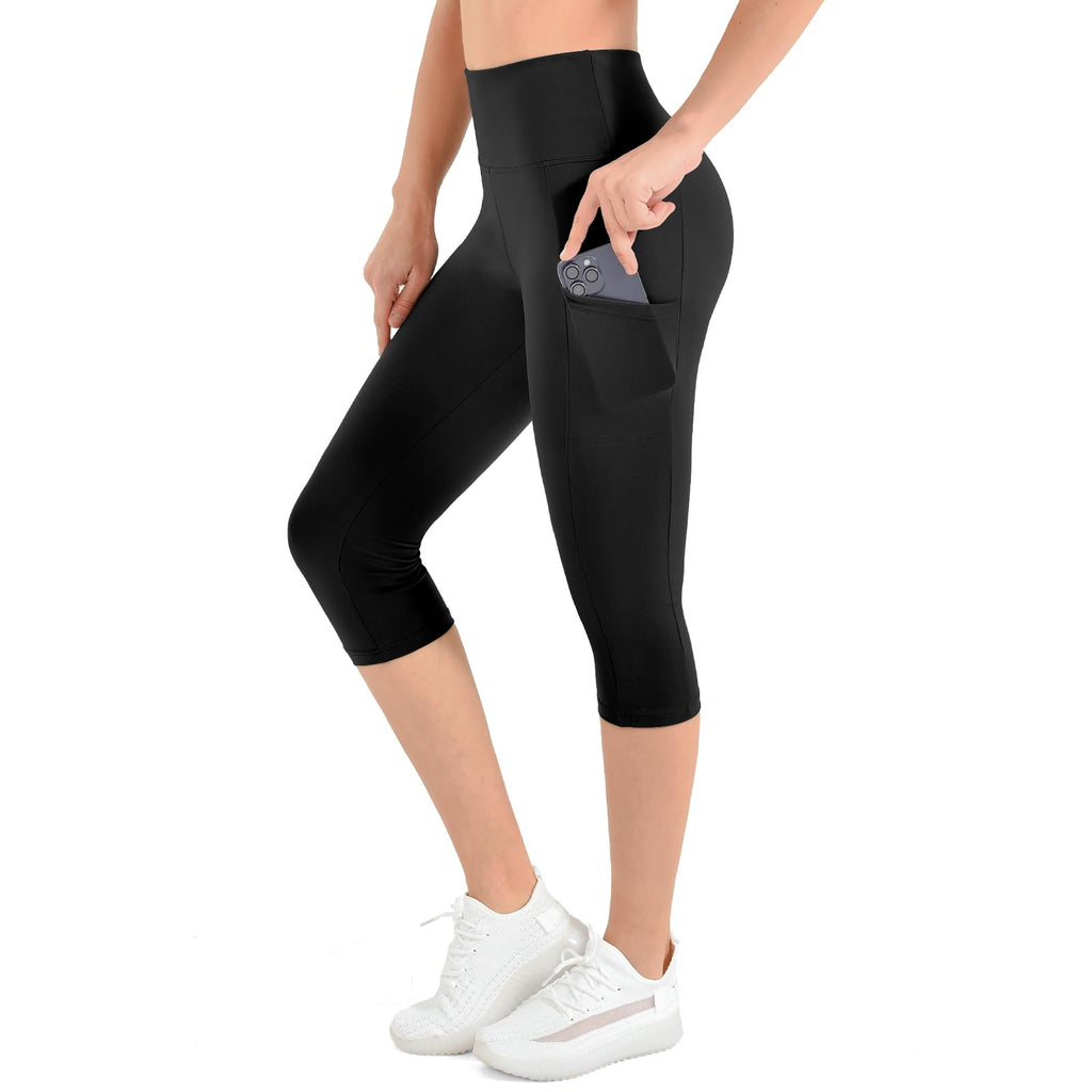 High Waisted Leggings for Women, Full Length & Capri Pants