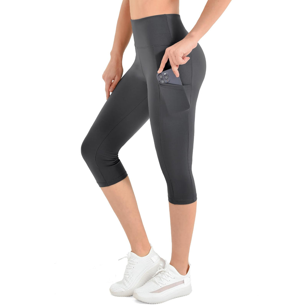 High Waisted Leggings for Women, Full Length & Capri Pants
