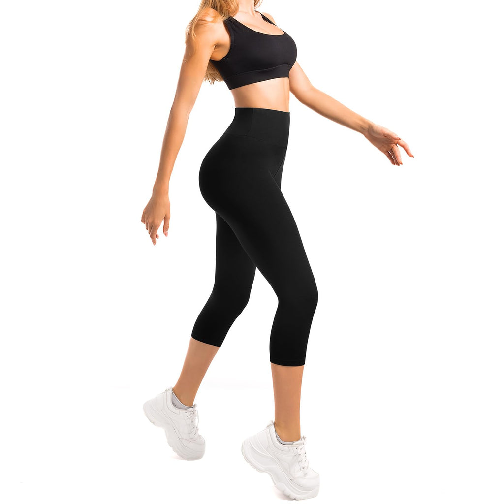 High Waisted Leggings for Women, Full Length & Capri Pants