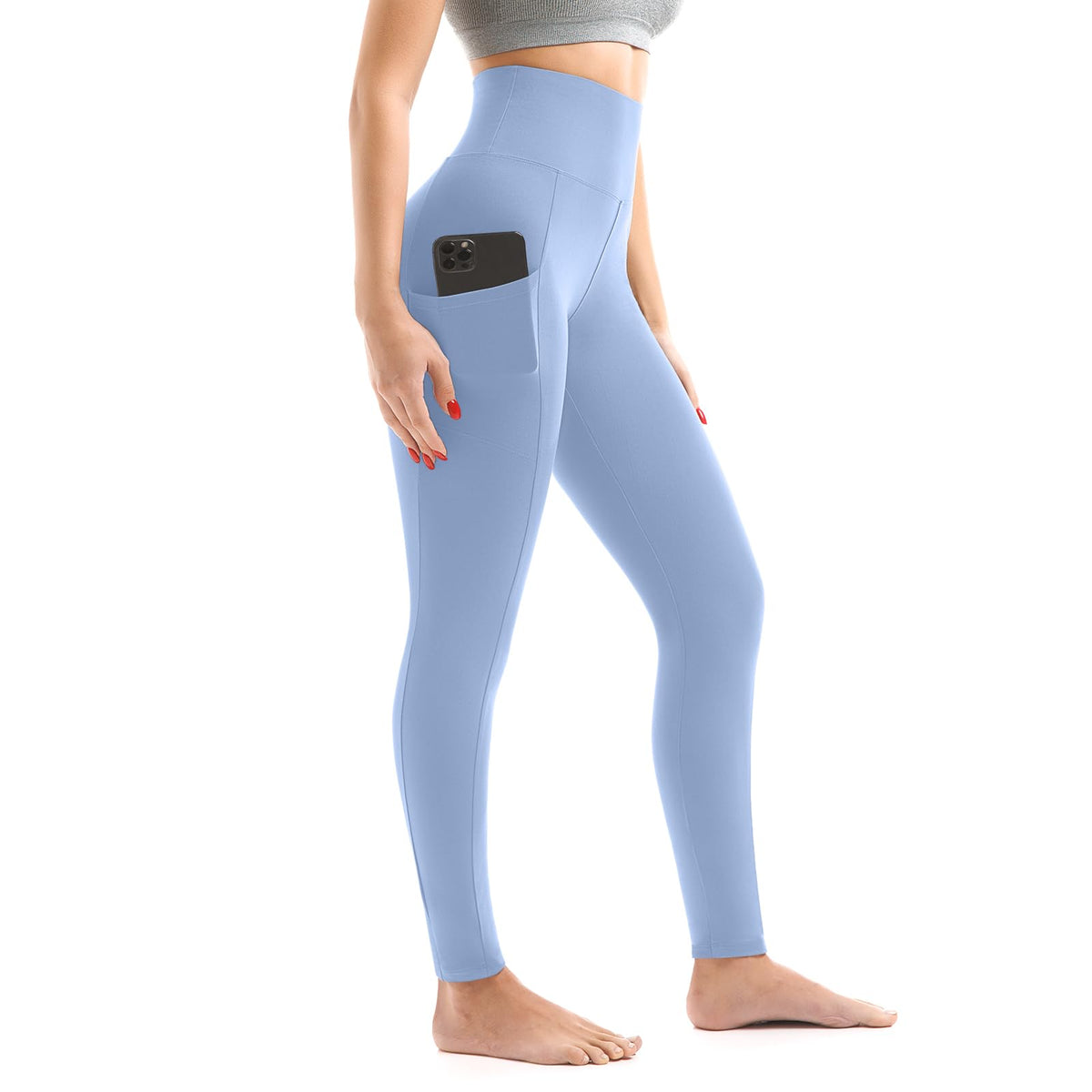 Walifrey Leggings with Pockets for Women