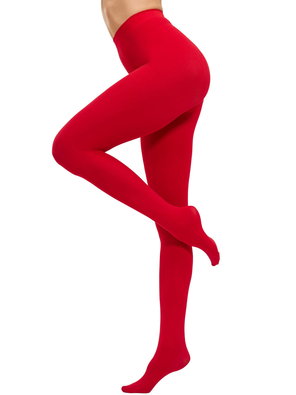 CozyWow Women's 80D Soft Opaque Tights, High Waist Solid Color Womens Tights with 30+ Colors