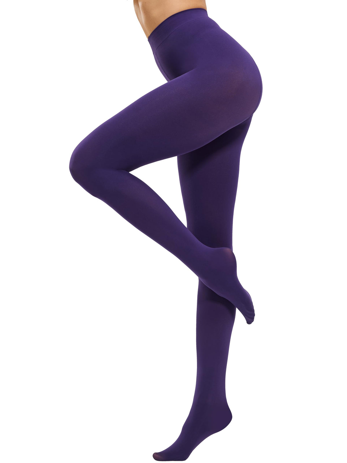 CozyWow Women's 80D Soft Opaque Tights, High Waist Solid Color Womens Tights with 30+ Colors