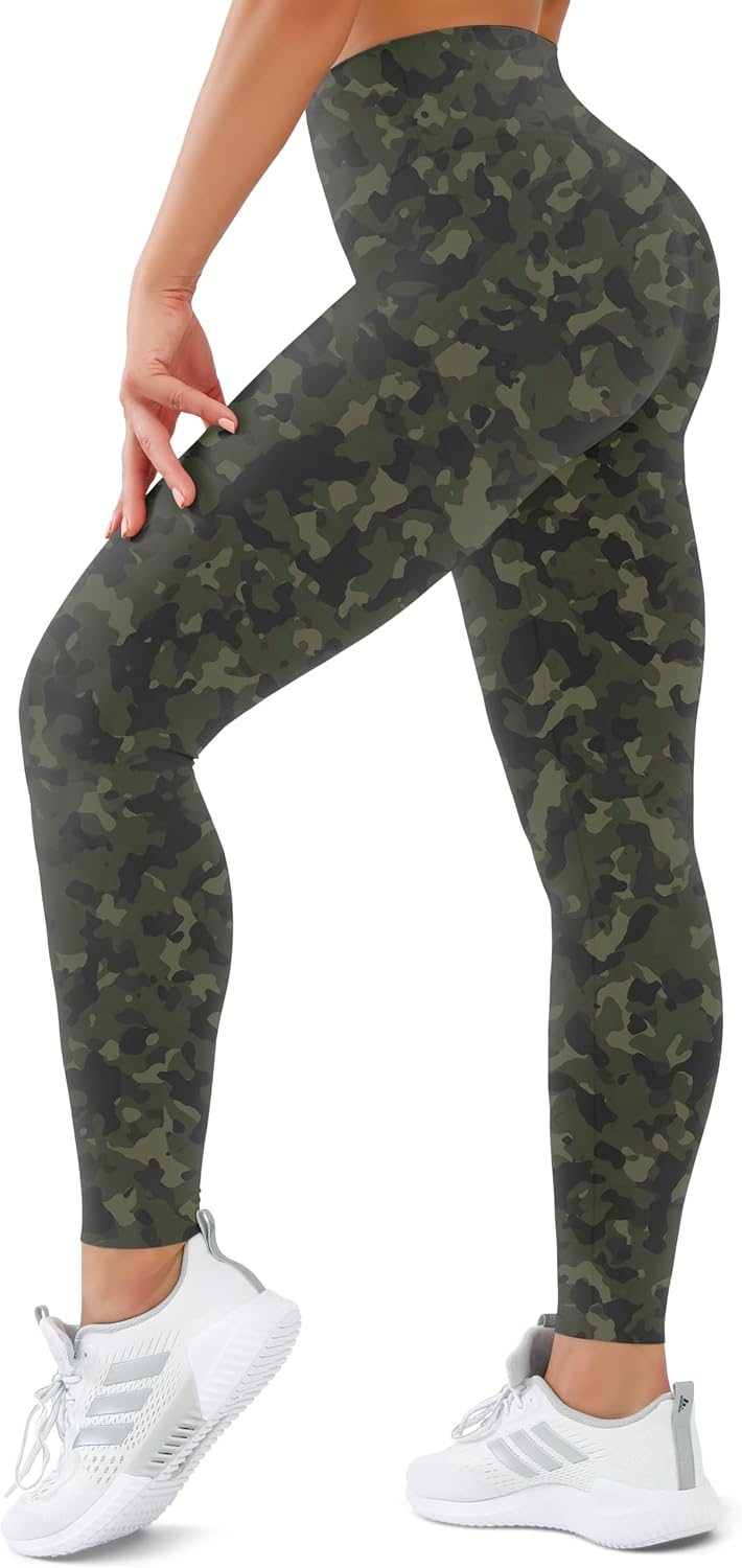 SUNCLOVE High Waisted Leggings for Women Tummy Control Buttery Soft Yoga Pants Womens Gym Workout Running Leggings