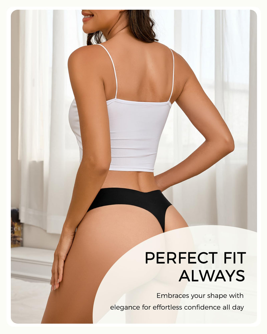 Take Talk Underwear Womens 9 Pack Seamless Thongs No Show Workout Panties
