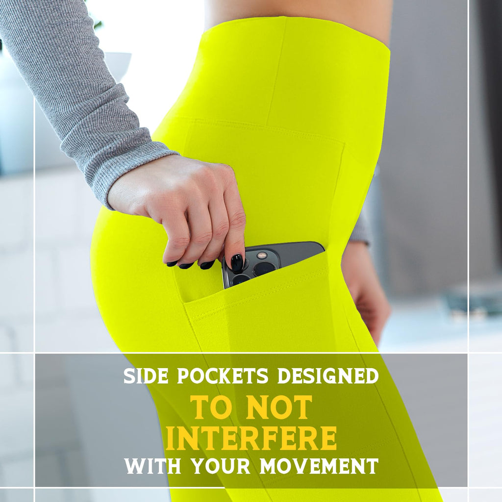 Walifrey Leggings with Pockets for Women