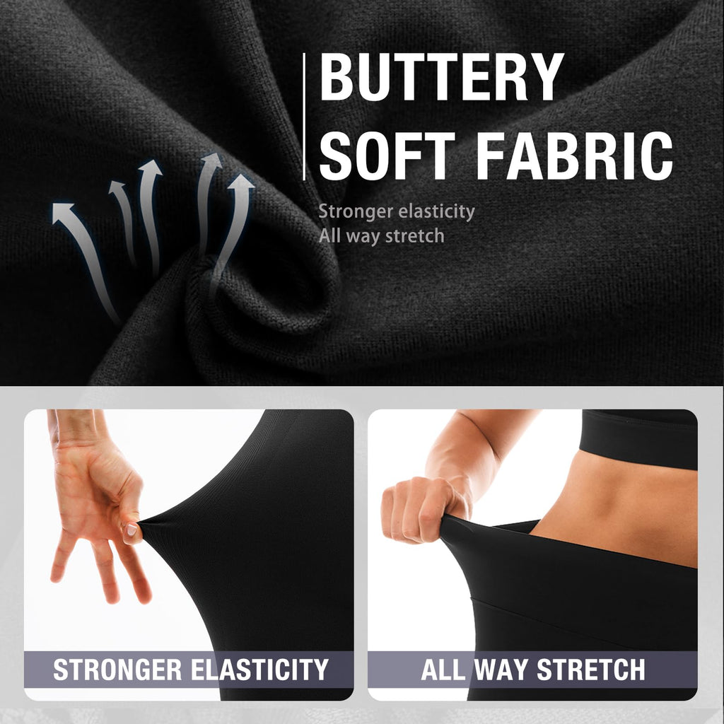 High Waisted Leggings for Women, Full Length & Capri Pants