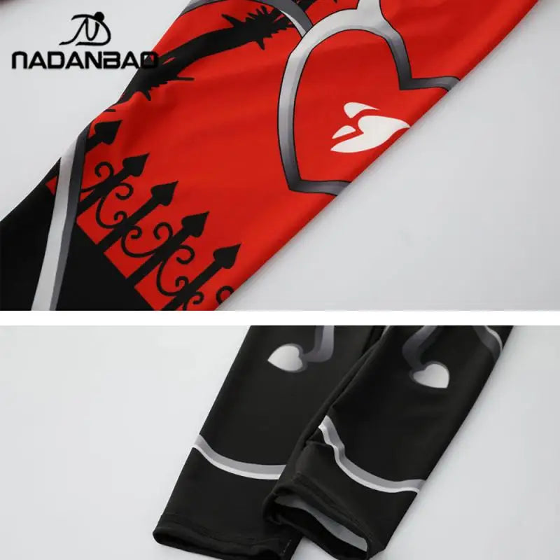 NADANBAO 2025 Women Leggings Heart Shape Digital Print Patchwork Fitness Legging Push Up Workout Leggins Pants