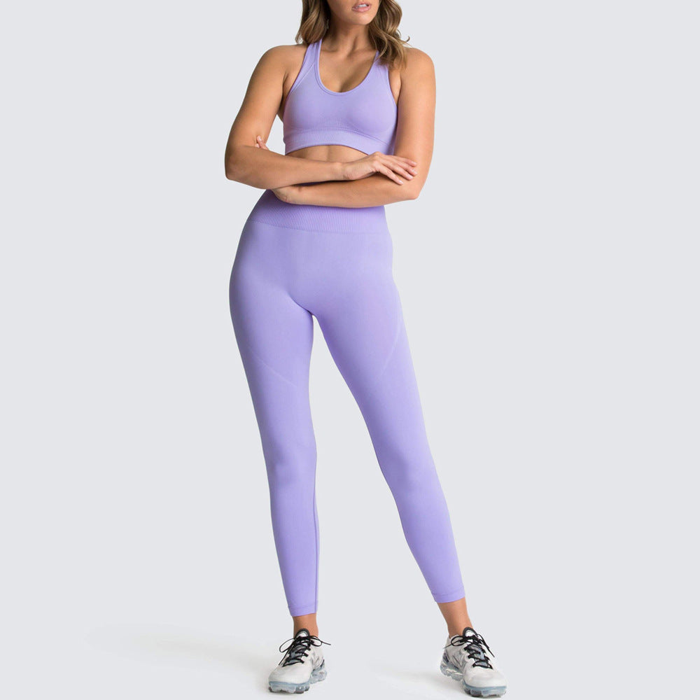 Fitness Sport Legging Set for Women Girls Sports Clothes Sets Seamless Workout Running Sport Wear