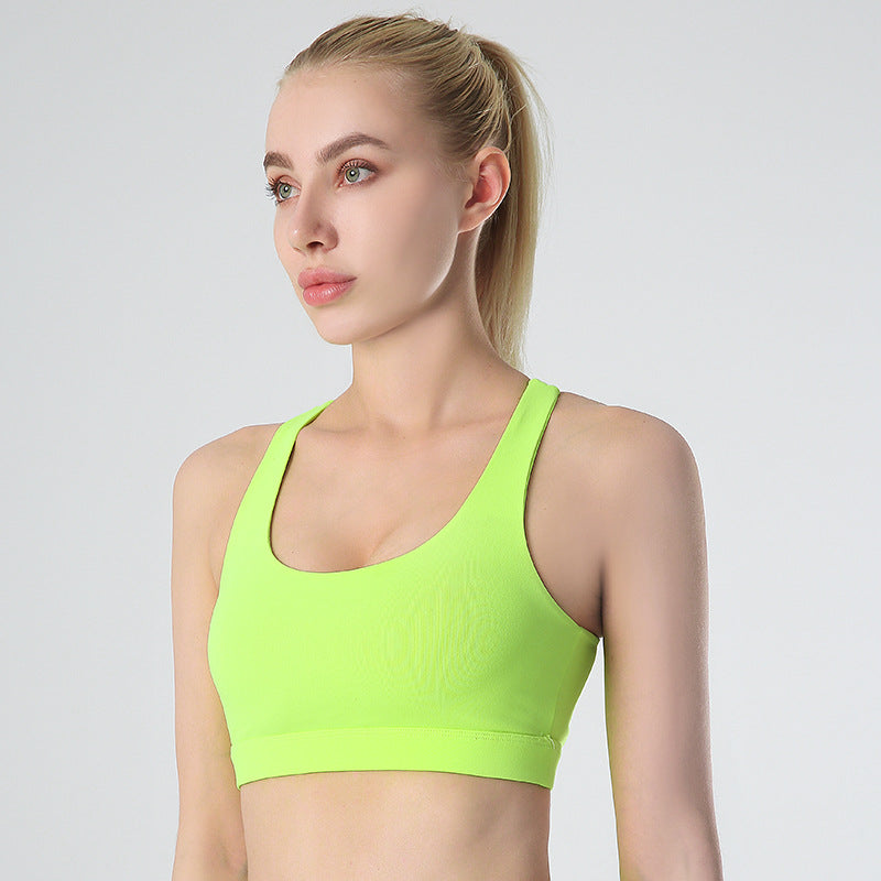 Wholesale Sport Women Yoga Bra Sports Shockproof Yoga Fitness Women Cross Sports Bra