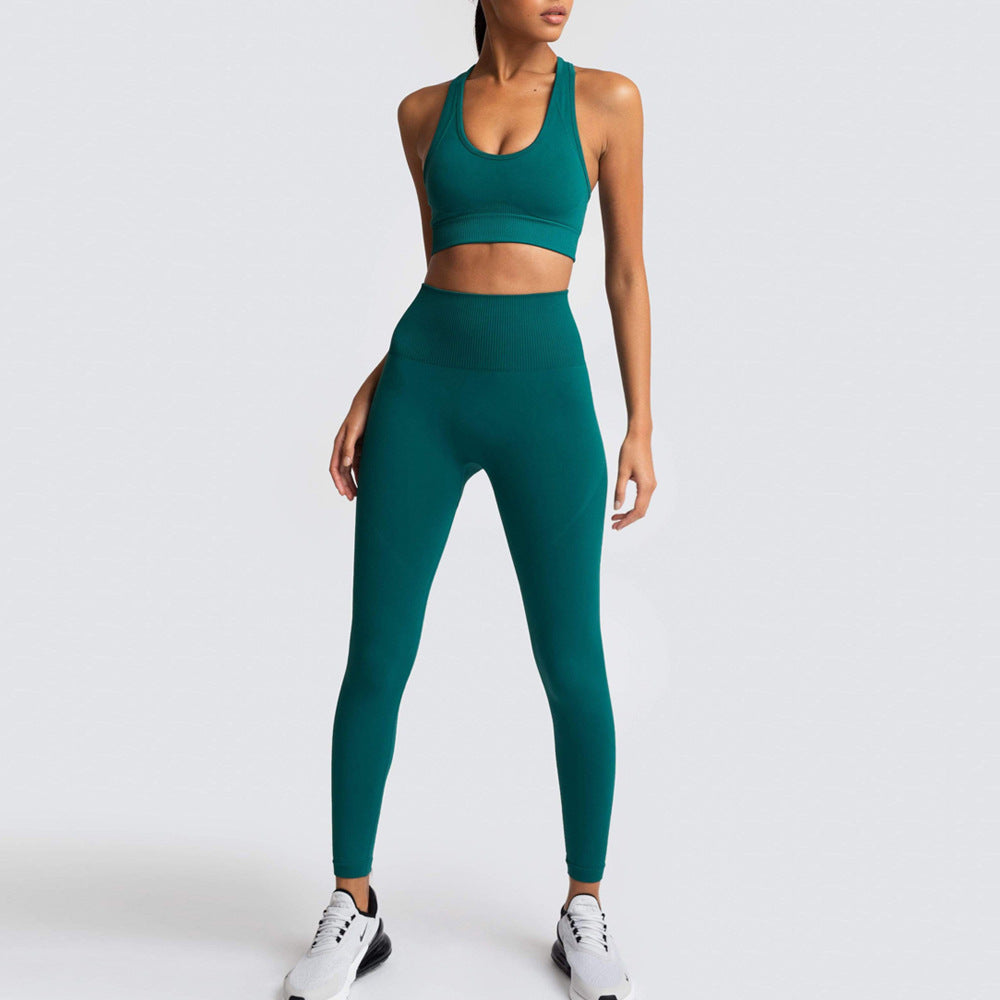 Fitness Sport Legging Set for Women Girls Sports Clothes Sets Seamless Workout Running Sport Wear