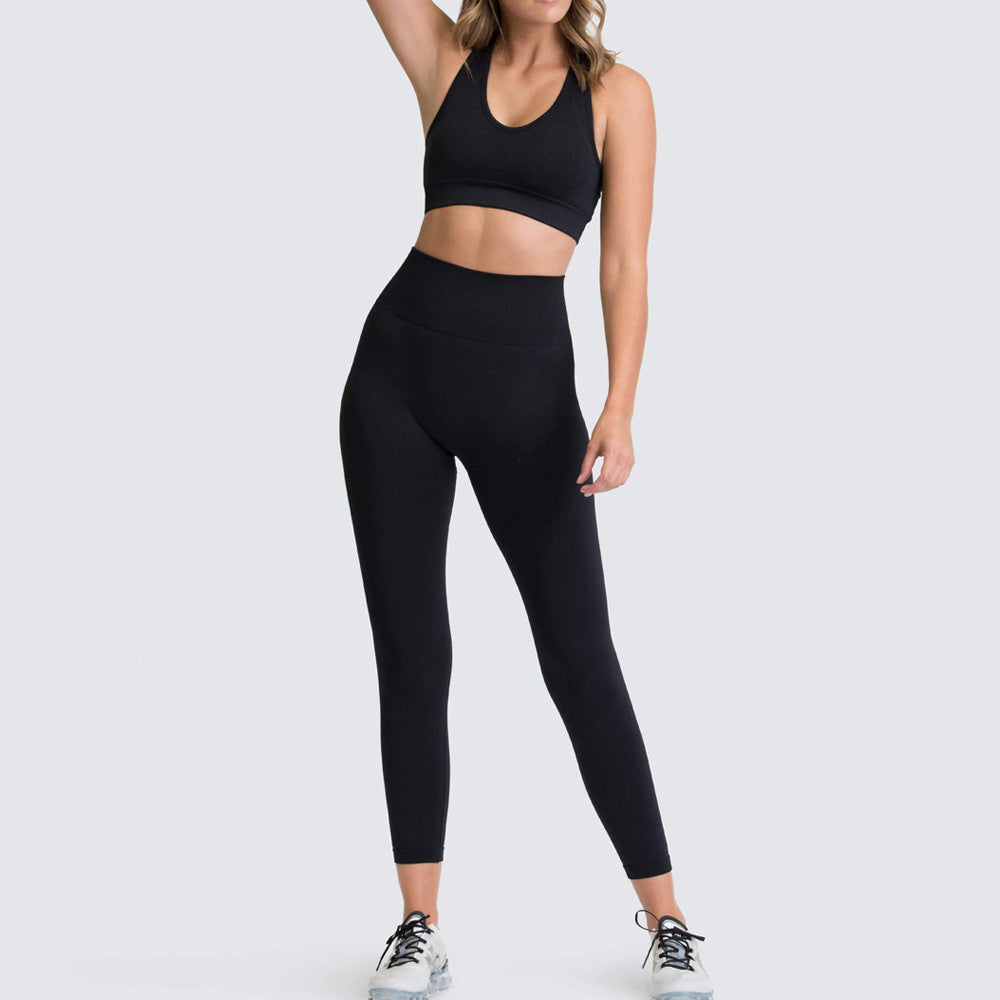 Fitness Sport Legging Set for Women Girls Sports Clothes Sets Seamless Workout Running Sport Wear