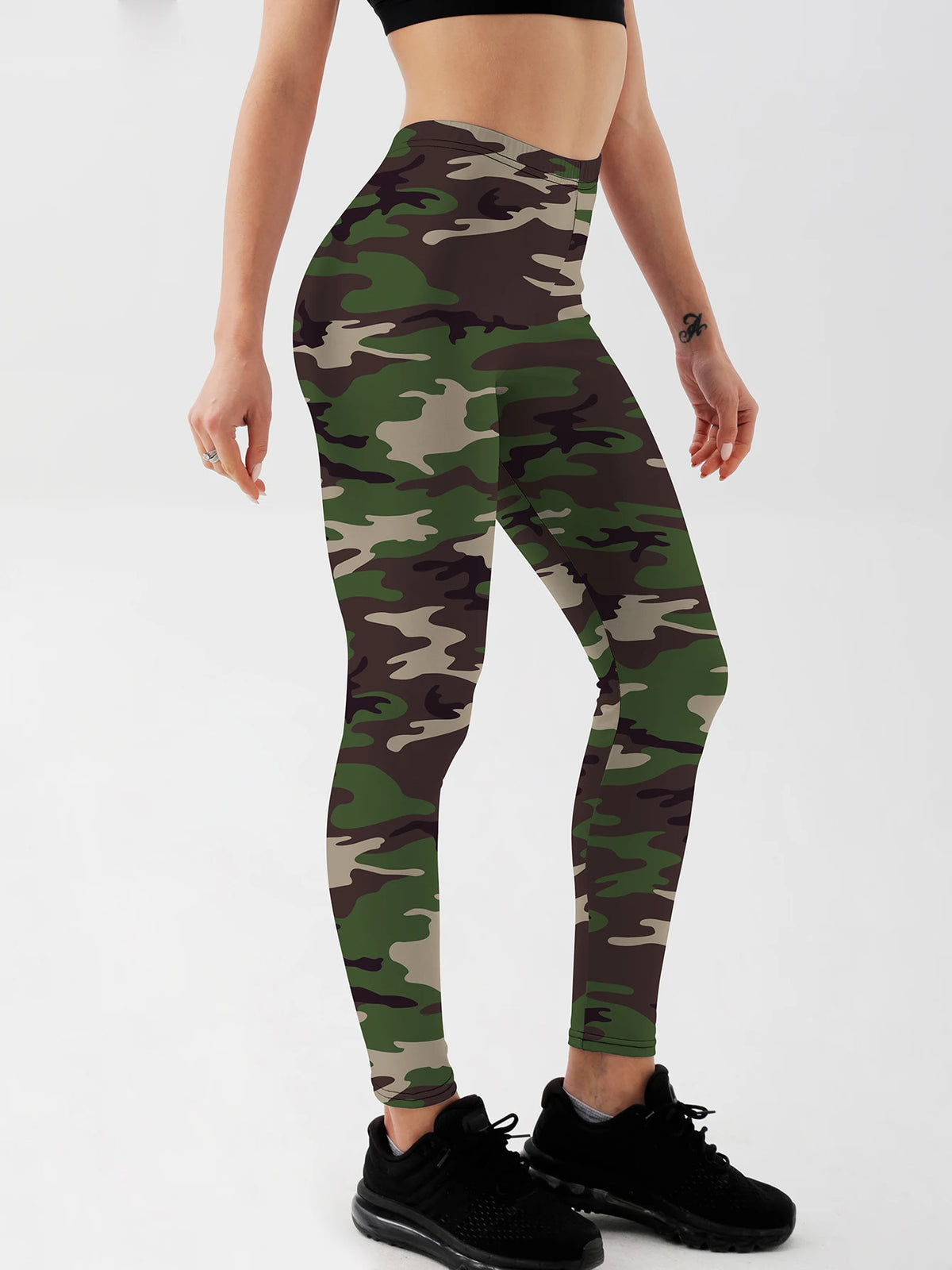 Fashion Women Camouflage Leggings for Fitness High Waist Gym Legging Push Up Women Navy Leggings