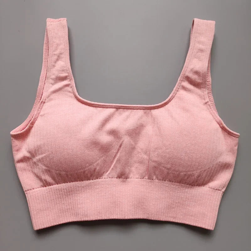 Nepoagym RIBBON Women Seamless Bra Sport Bra Top  Yoga Bra Sports Bra Sports Wear for Women Gym Seamless Top Gym Sport Bra Women