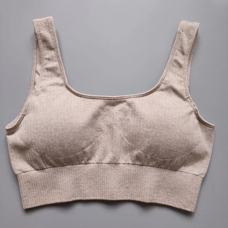 Nepoagym RIBBON Women Seamless Bra Sport Bra Top  Yoga Bra Sports Bra Sports Wear for Women Gym Seamless Top Gym Sport Bra Women