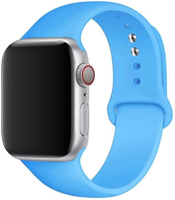 Bracelet silicone pour Apple Watch – 27 coloris
