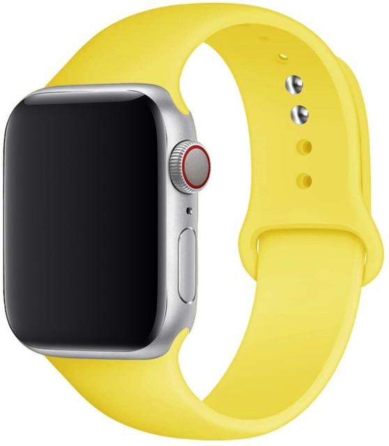 Bracelet silicone pour Apple Watch – 27 coloris