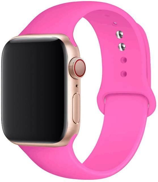 Bracelet silicone pour Apple Watch – 27 coloris