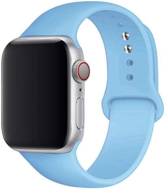Bracelet silicone pour Apple Watch – 27 coloris