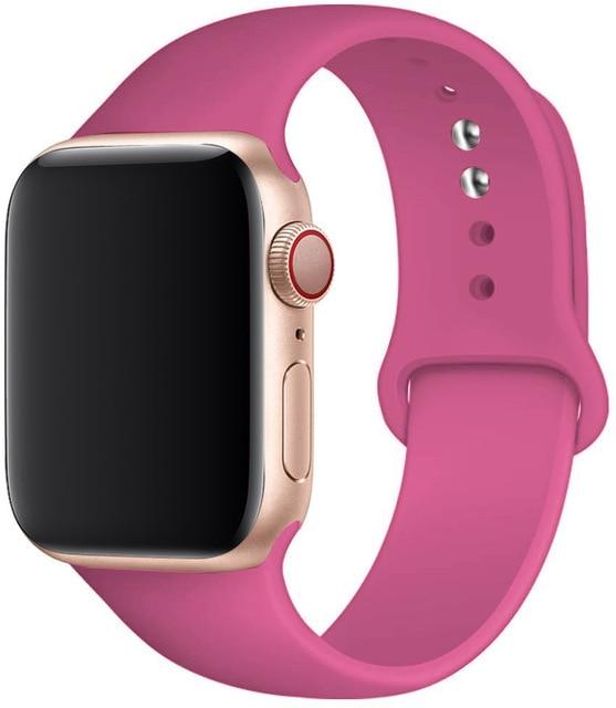 Bracelet silicone pour Apple Watch – 27 coloris