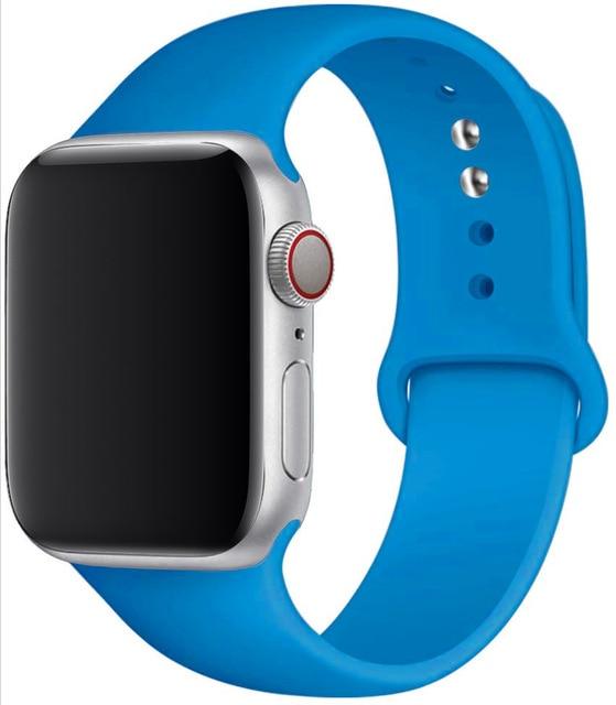 Bracelet silicone pour Apple Watch – 27 coloris